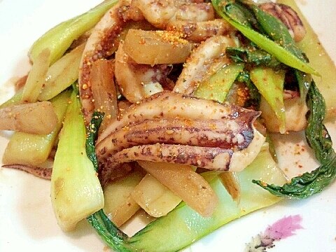 つまみにもok イカげそと青梗菜のゴロわた炒め レシピ 作り方 By Renmam621 楽天レシピ つまみにもok イカげそと青梗菜のゴロわた炒め レシピ 作り方 By Renmam621 楽天レシピ